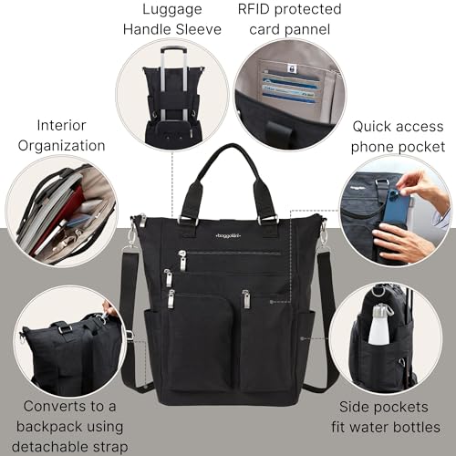 Mochila Tote Convertible Ligera 3 en 1 Baggallini miniatura 5
