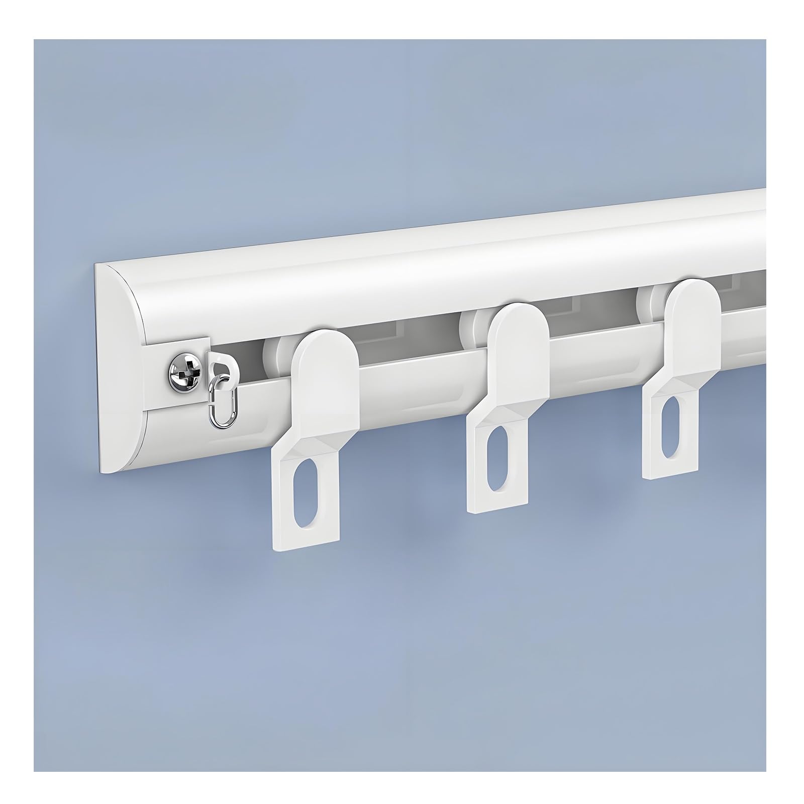 Rail plafond en aluminium pour douche moderne et cloison de pièce