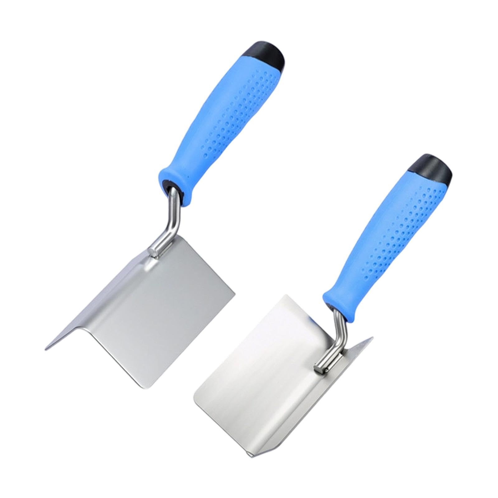 Gralara 2X Set di Utensili per Angoli in Cartongesso Cazzuola Angolare per L'intonaco