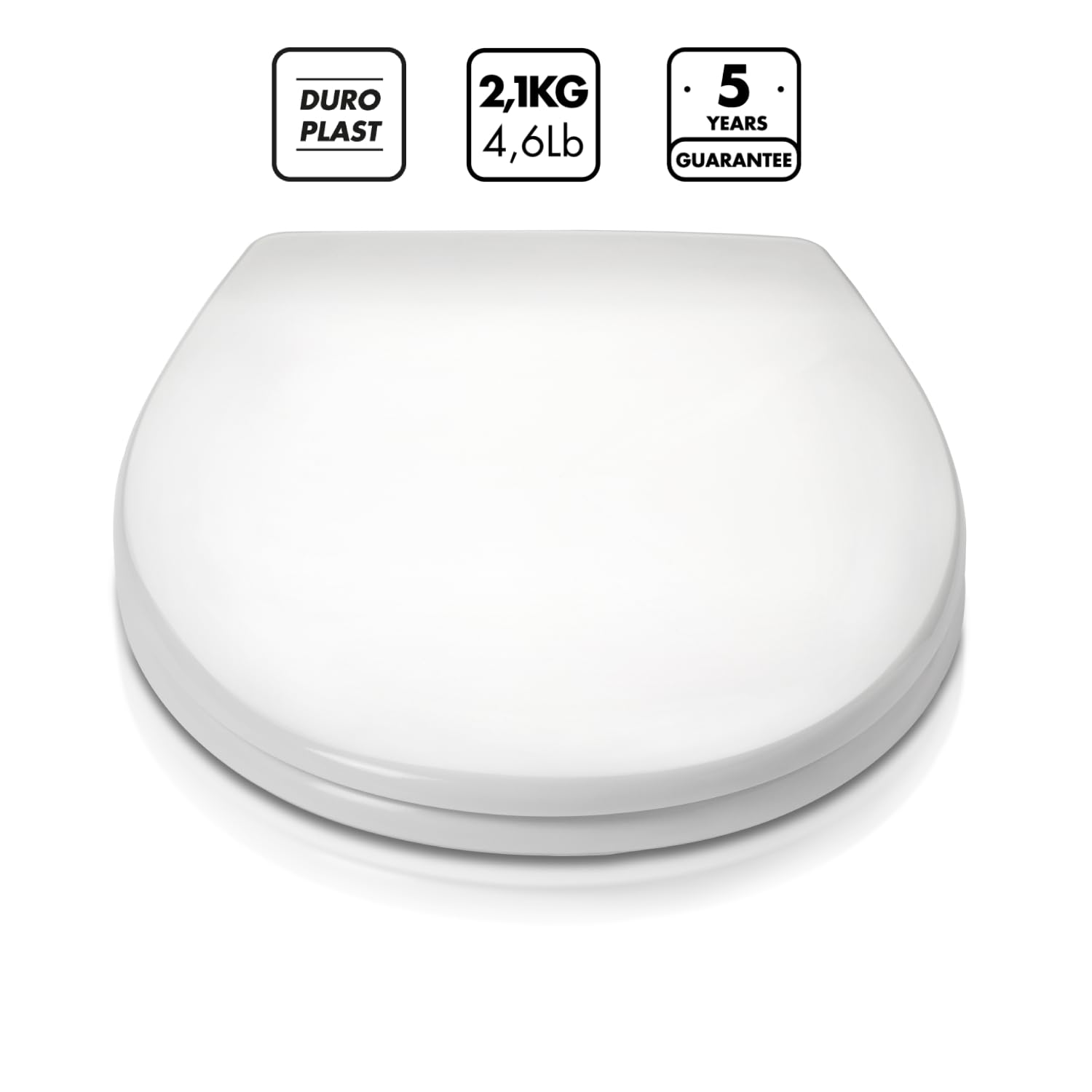 Tavoletta WC Universale D Forma in Urea Formaldeide
