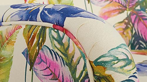 Jennifer Taylor Home Paradise Tufted Accent Chair, Off-White/Floral #TOP5