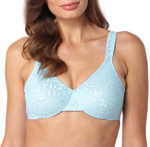 Image of Olga Women's Sheer Leaves Minimizer Bra