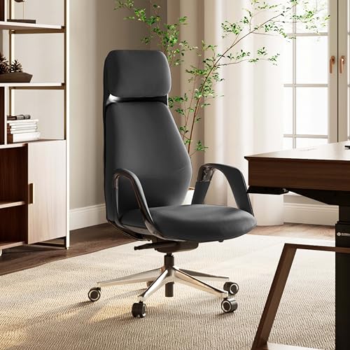 Luxury Leather Office Chair Ergonomic