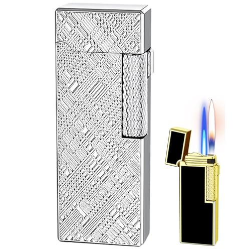 Encendedores de Llama Suave/antorcha, de Bolsillo for Cigarrillos, Puros, Velas, Supervivencia, Barbacoa, Fuego, Camping, Senderismo (Gas no Incluido).(8)