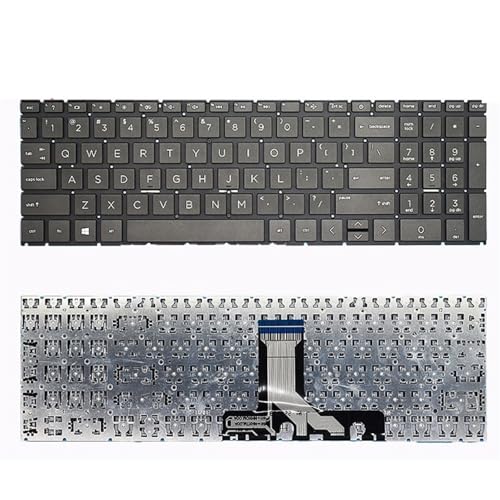 Clavier HP 15-EH 17-CN noir US d'origine pour remplacer la pièce TPN-Q246 endommagée