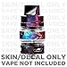 IT'S A SKIN Decal Vinyl Wrap for VooPoo Drag 2 V2 & UForce T2 Tank Vape Sticker Sleeve Cover/Cosmic Color Galaxy Universe