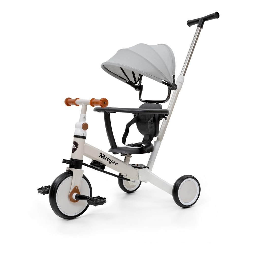 Interbaby Norby: 5 in 1 Dreirad und Laufrad mit Verdeck, 1 bis 5 Jahre