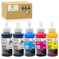 JoyPrinting Tinte T664 Kompatibel mit Epson 664 Farbe Tintenpatronen Multipack für EcoTank ET-2500 ET-2550 ET-2600 ET-2650 ET-4500 ET-14000 L396 L3050 L3060 L3070 L110 L120 L130 L200 L210 L220 L222