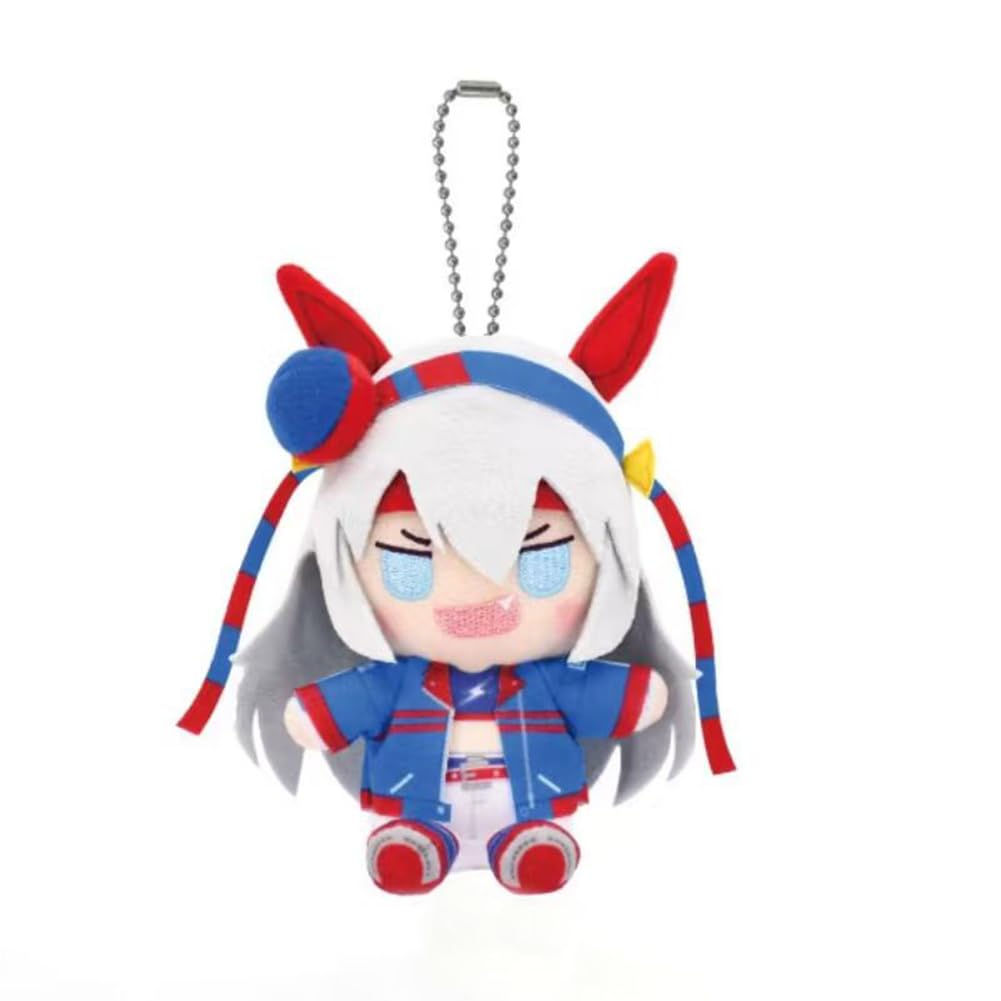 Oguri Cap Peluche Figura Portachiavi Ciondolo Anime Oguri Cap Morbido Peluche Figura Portachiavi Carino Cartoon Bag Ciondolo Auto Divano Decorazione Regali 12 CM