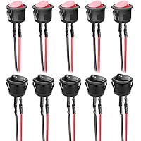 Amazon.co.jp: Kiligen オルタネイト 押しボタンスイッチ ON/OFF