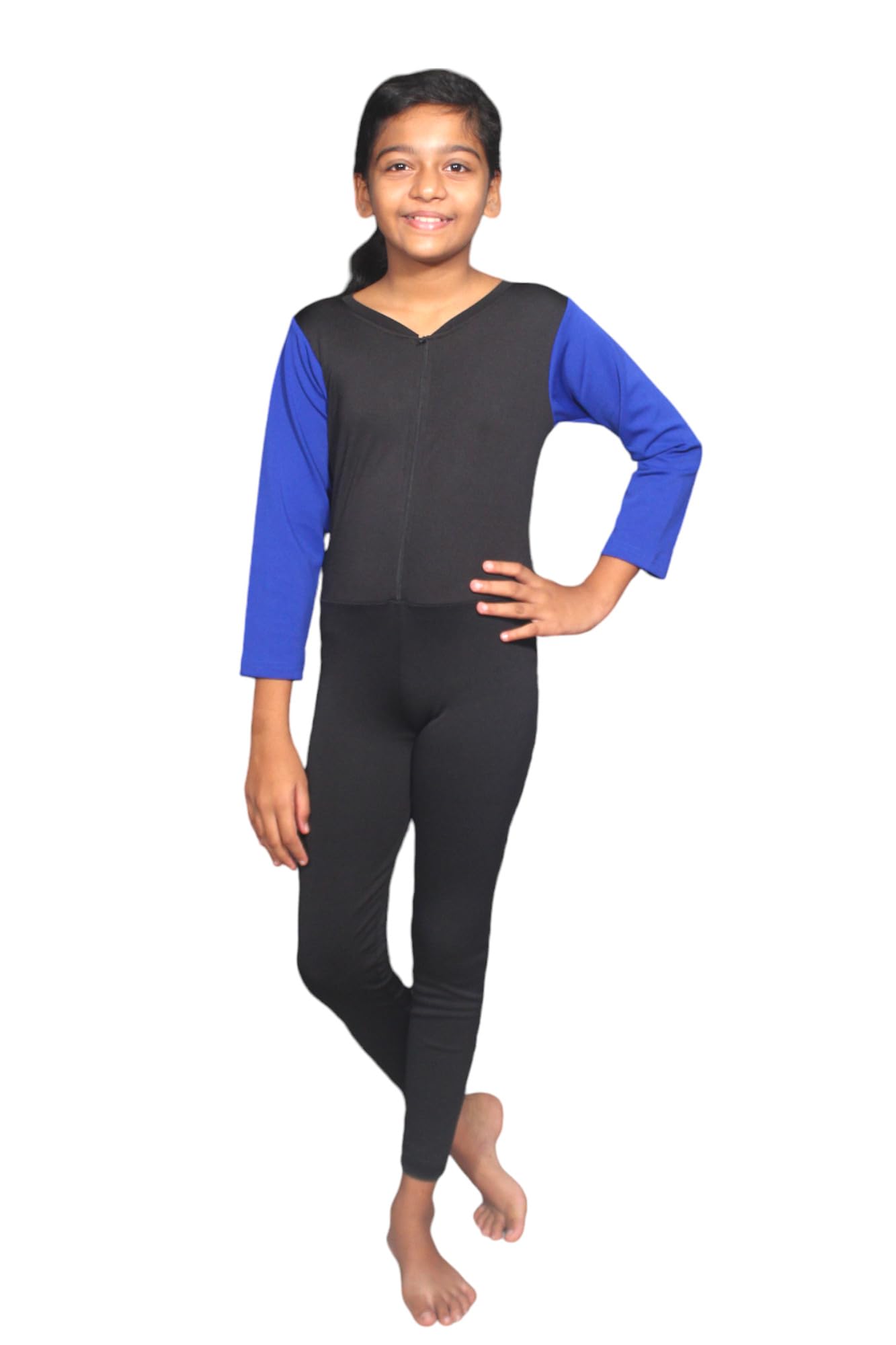 aqua holic Regular Fit Spandex Printed Half Sleeves Swim Suit for Girls | Adjustable, Breathable, Quick Drying Swim Suit for Swimming, Yoga, Gym Waterpark-picture-23