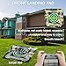 Universal Drone Landing Pad - Eco-Friendly & Foldable portable Ground Mat for DJI, Holy Stone, Potensic Drones Accessories (Fits All Models 19.7 * 19.7 IN) (Green)