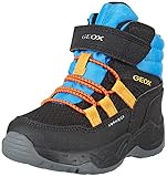 Nicht Wasserfest Geox Jungen J Sentiero Boy B Abx Stiefeletten, Black Sky, 28 EU