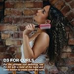 Denman Curly Hair Brush D3, 7 Row Styling Brush for Detangling, Separating, Shaping and Defining Curls - For Women and Men - Image 3