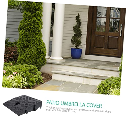 Yardwe 2Pcs Step Mat Slope Mat Portabicicletas Para Auto Lightweight Scooter Portable Wheelchair Cable Protector Ramp Dog Ramp For Car Ramp Mat Plastic Ramp Mat Bike Ramp Lawn Mower Heavy #TOP5