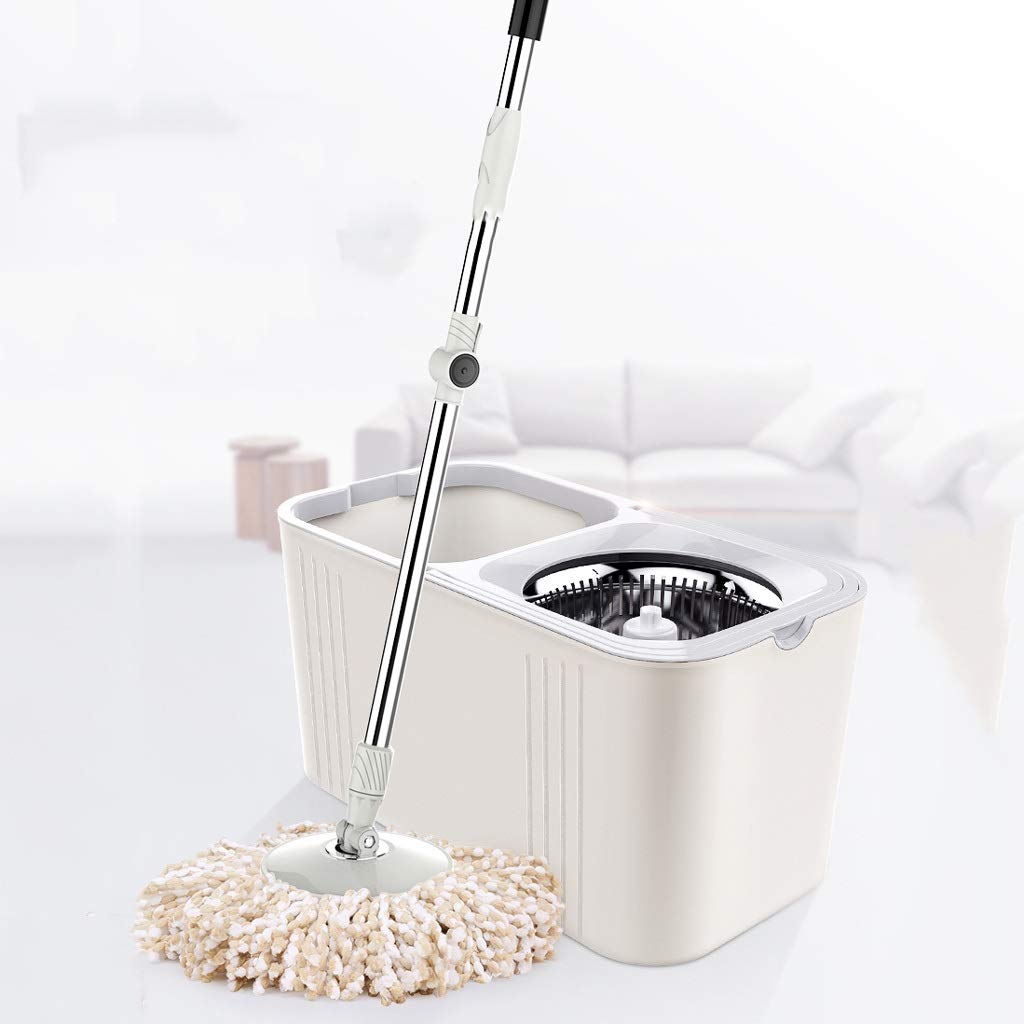 Ensemble de Balai à Franges, Seau à Balai Rotatif, Lavage Main Libre, Seau topologie, Bon Dieu, traîner, Automatique