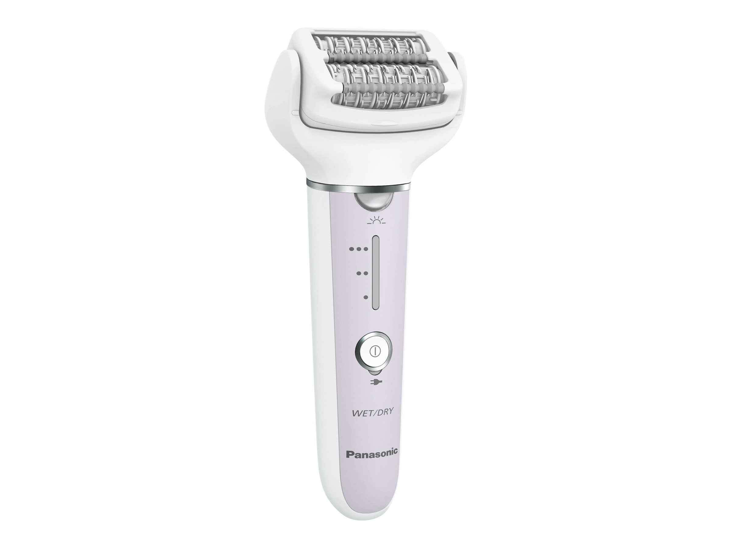ES-EY30-V503 Wet and Dry Epilator, Double Disc 60 Clips, 90° Swivel Flexible Head, 3 Speeds and LED, 30 Minutes Battery Life, Wireless, Epilator, Purple