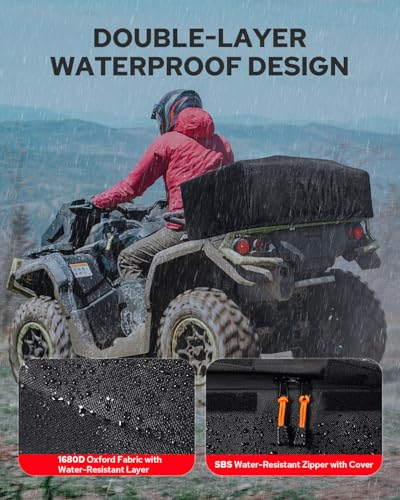 Benlari 74L Waterproof ATV Bag with Cooler