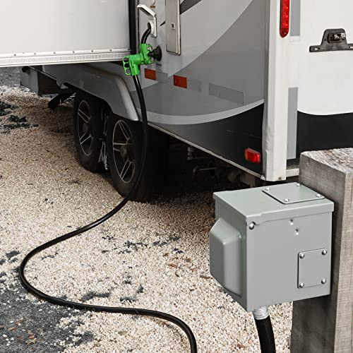 image for RVGUARD 50 Amp 100 Foot RV/EV Extension Cord, NEMA 14-50P/R Heavy Duty