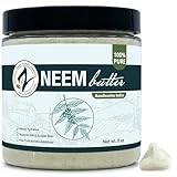 Organic Neem Butter-Shea Butter, Coconut Oil, Neem Oil, Neem Leaf, Marula Oil, Kokum Butter, Rosemary (8 Ounce)