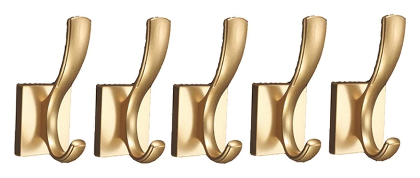 Perchero Pared Ganchos Colgadores Pared Ganchos Ganchos De Pared Resistentes, Paquete De 5 Ganchos Para Abrigos, Para Colgar Abrigos, Sombreros, Toalleros, Albornoces, Ganchos, Montaje En Pared Perche