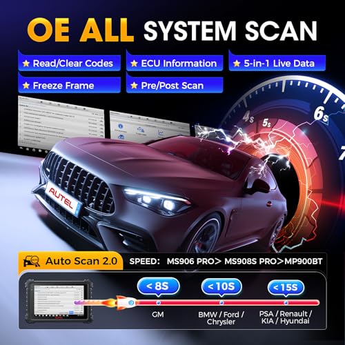 Autel Maxisys Ms906Pro Scan Tool: 2024 New Ms906 Pro Level Up Of Mp900Bt/ Ms906Bt/Mk908 thumb #5