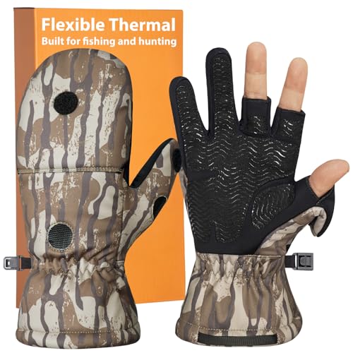 Pixel Panda Cold Weather Hunting Gloves for Men & Women