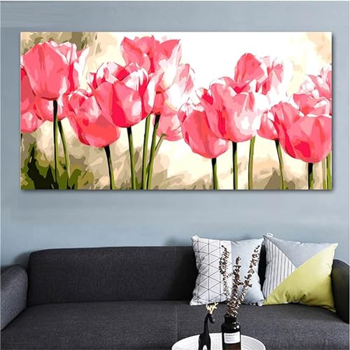 Kit Bricolage Adultes Diamond Painting Tulipe | Idée Cadeau Artisanat Point de Croix