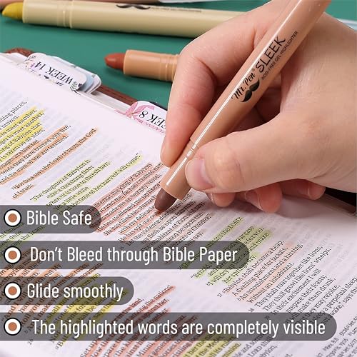 Image of Mr. Pen- No Bleed Gel Highlighters, Assorted Colors, 8 Pack