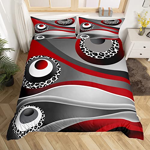 Housse de couette pour femme et homme parure de lit abstrait - 2