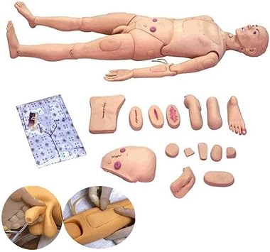 التمريض Manikin متعدد الوظائف رعاية المرضى محاكي التعلم الدعائم الذكور للتمريض التدريب الطبي مظاهرة التعليم الإمدادات الطبية