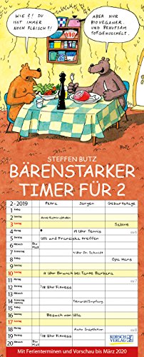 Bärenstarker Timer für 2 238719 2019: Familienplaner mit 3 breiten Spalten. Familienkalender mit B Bärenstarker Timer für 2 238719 2019: Familienplaner mit 3 breiten Spalten. Familienkalender mit B