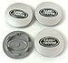 4 X TAPPI PER LAND ROVER 63 mm Mozzo mozzo Deckel Copricerchi Coppa ruota Argento/Verde Logo