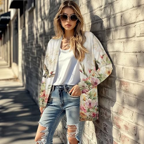 Image of Womens Open Fron Cardigan Sweaters Long Sleeve Tops Daily Coats