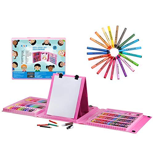 Amazon.com: H & B 208-Piece Art Supplies Kit for Painting