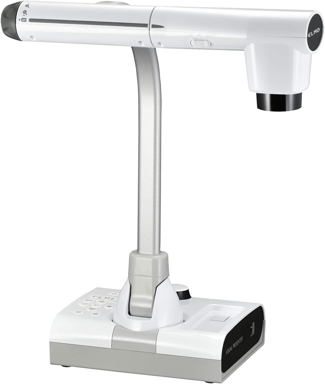 1379 Model TT-12W STEM-CAM Visual Presenter, Document Camera with 192x Zoom (12x Optical/16x Digital), 1/2.3" CMOS Sensor, 3.4 Megapixel, 30 Fps, HDMI in/Out, RGB, USB, Ethernet, Wi-Fi
