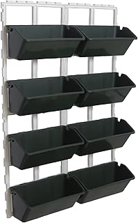 Vertical Garden Wall Planter, 4-Tier Stackable Wall Planter Indoor Outdo...