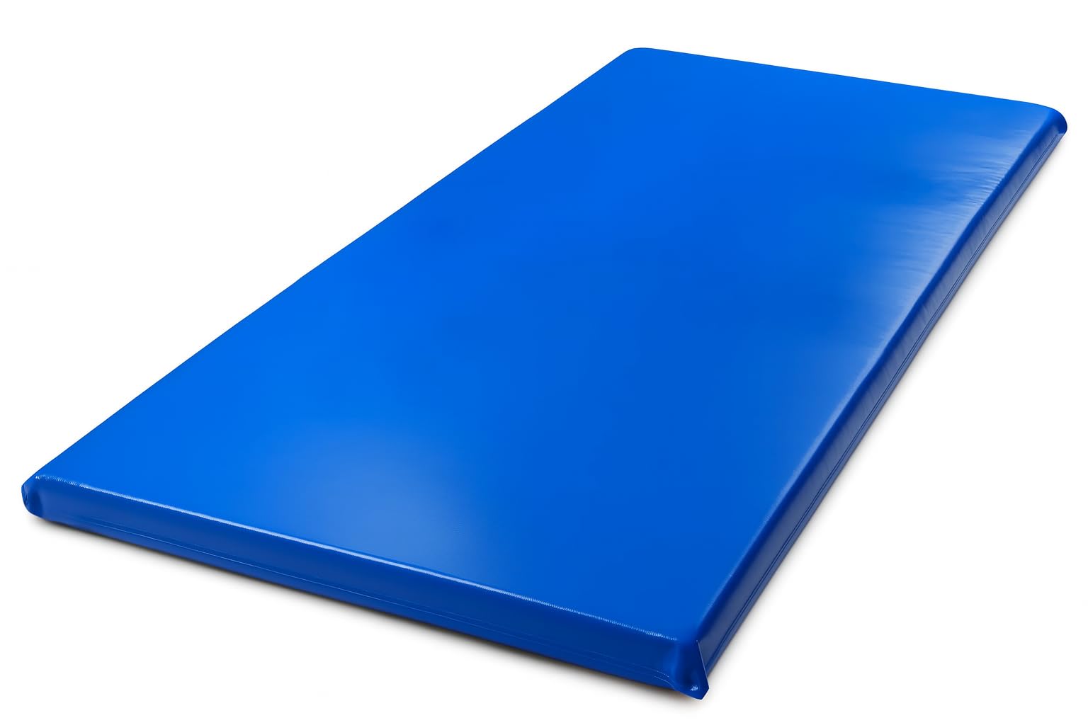 Colchonete de Academia Azul 90x40x3cm Impermeável com Espuma D20, Costura Reforçada,
