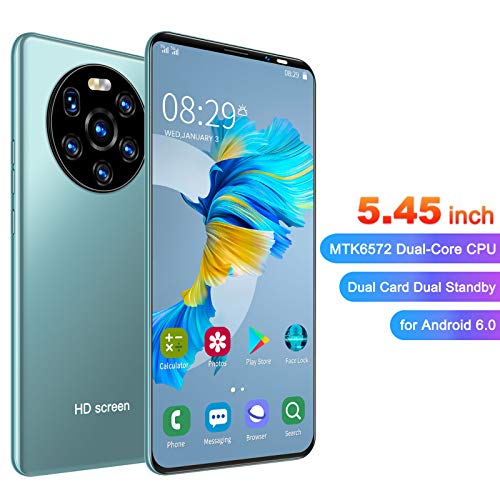 Zyyini 5.45 Inch Smart Phone, Hd Smartphone Unlocked, Mate40 Pro Cell Phone, Full Screen Phone, Dual Card Dual Standby, Face Recognition, Dual Core Cpu, For Android 6.0 #TOP3