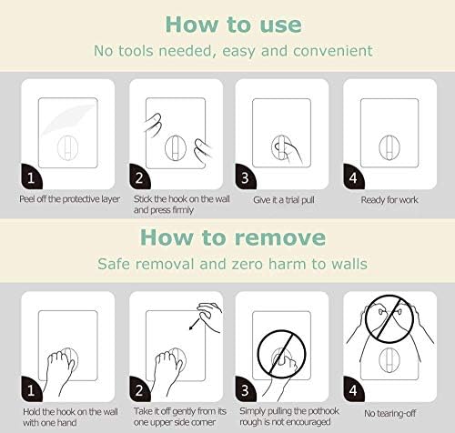 Anti-Skid Hooks Reusable Transparent Wall Hangers Ultra Strong Adhesive Wall Hooks Heavy Duty No Trace No Scratch Hooks for Kitchen Bathroom Door Ceiling Hanger (12)