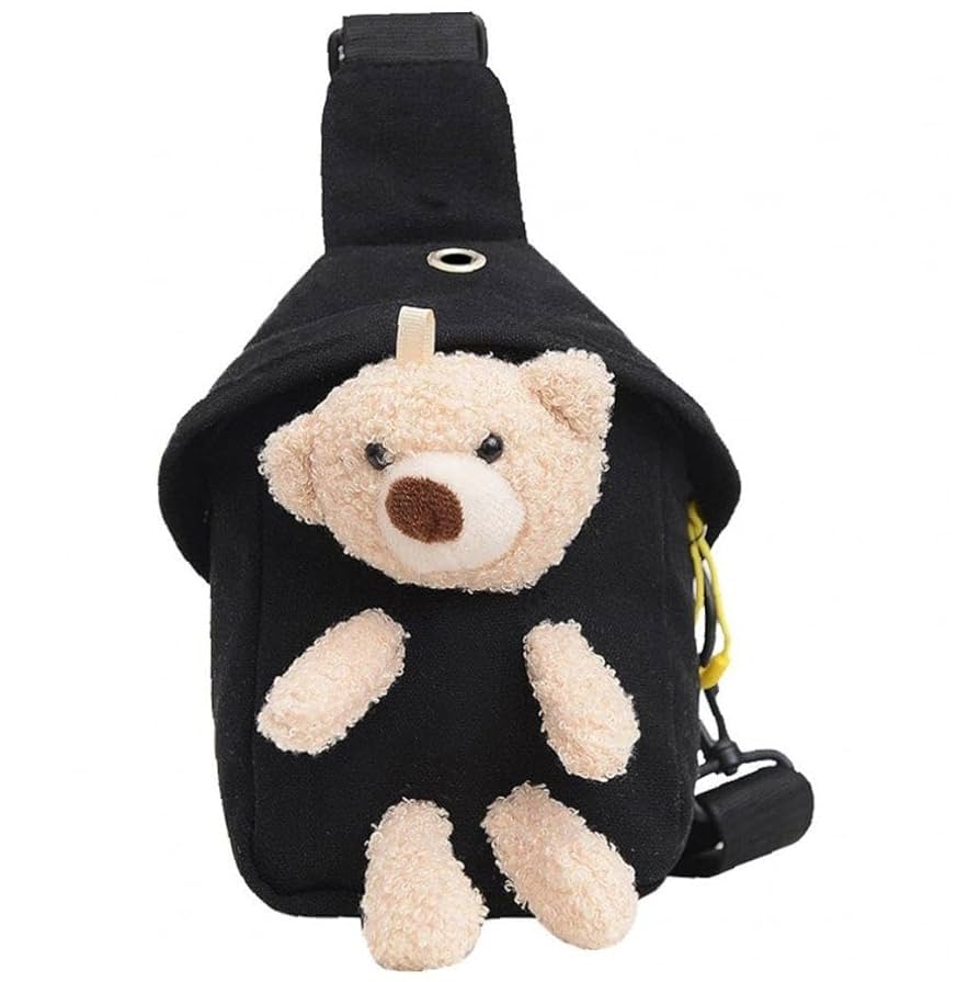 na＊naページ　ミモザくまちゃん　ショルダーバッグ　図書袋 na＊naページ ミモザくまちゃん ショルダーバッグ 図書袋 na＊na