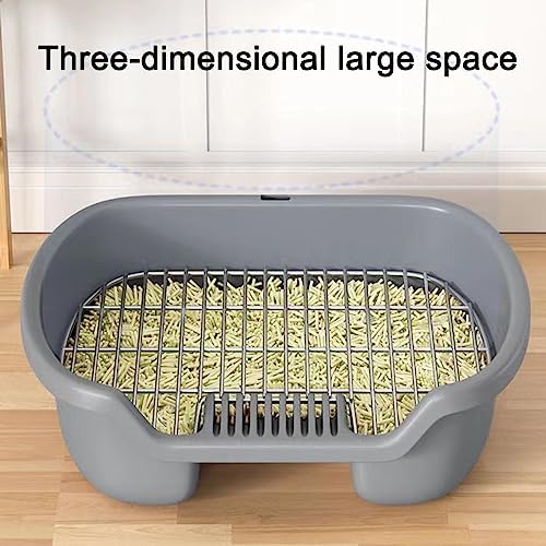 Portable Dog Litter Box - Indoor/Outdoor Pet Toilet, Training Potty for Small Dogs, Easy Clean Dog Potty for Apartments & Patios, Pet Training Solution