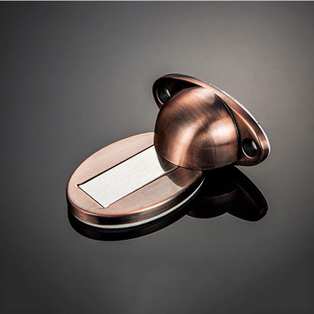 Nvsfzgiyg D Thicknesse Zinc Alloy Oor Stopper Sticker Hidden Holders Catch Floor Nail-Free Oorstop Hardware(D)