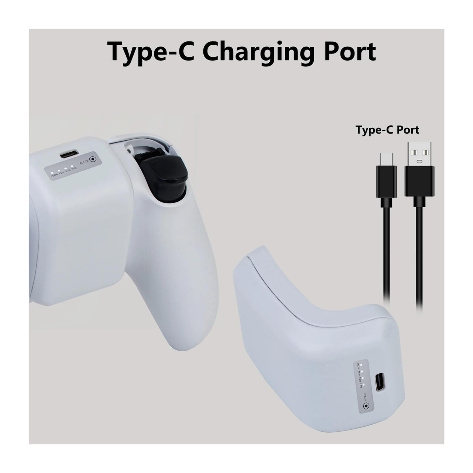 Batteria Esterna For Controller, Compatibile Con Sony, Gamepad Wireless