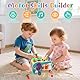 Kinder Montessori Spielzeug Holz 8 in 1, Xylophon Hammerspiel Steckspiel Magnetisches Angelspiel Spielzeugkiste, Motorikspielzeug Holzspielzeug Kinderspielzeug Lernspielzeug Geschenk für Mädchen Junge