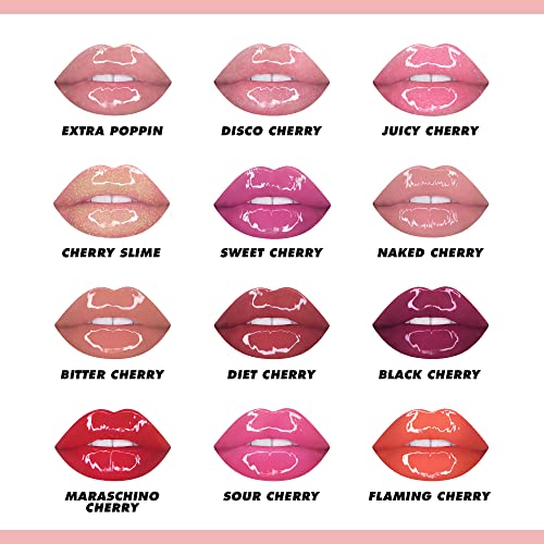 Lime Crime Wet Cherry Lip Gloss, Naked Cherry (Nude Blush) - Cherry Scented Lightweight, Plumping & Comfortable Ultra Glossy Sheen That Won't Stick - Long Lasting & Non-Sticky - Vegan Makeup #TOP4