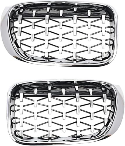 Parrilla delantera para BMW X3 F25 Facelift y X4 F26 (2014-2017), repuesto cromado