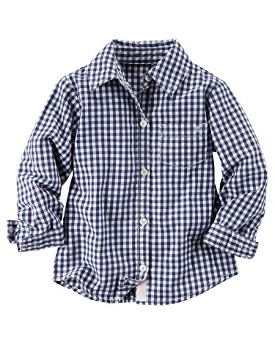 Chemise boutonnée Carter's en coton doux de qualité pour bébé fille