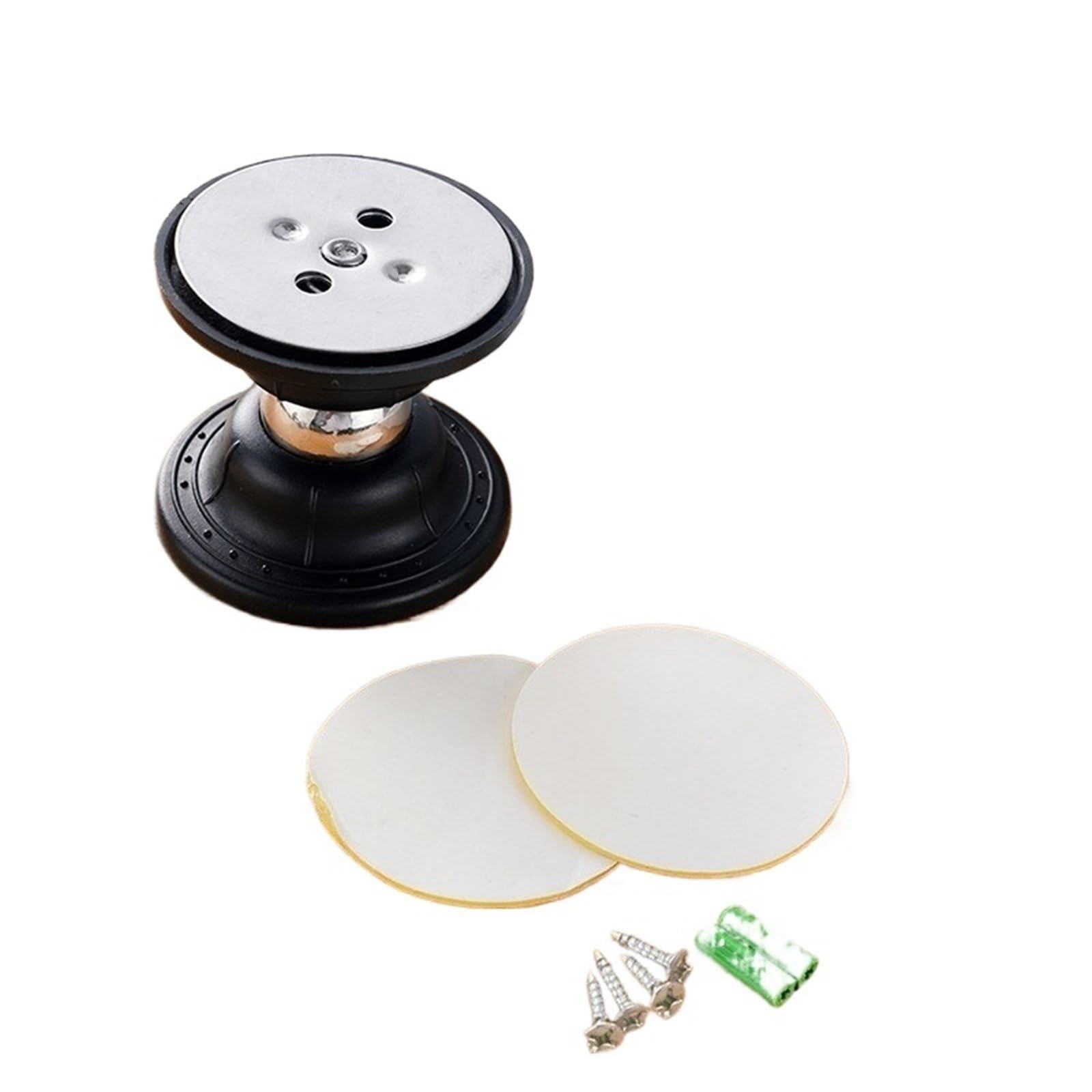 Fjixuo Black 2Pcs Strong Magnetic Door Stopper Mute Anti Collision Suck For Hotel Household Office Accessories Stop For Home, Office(Black)