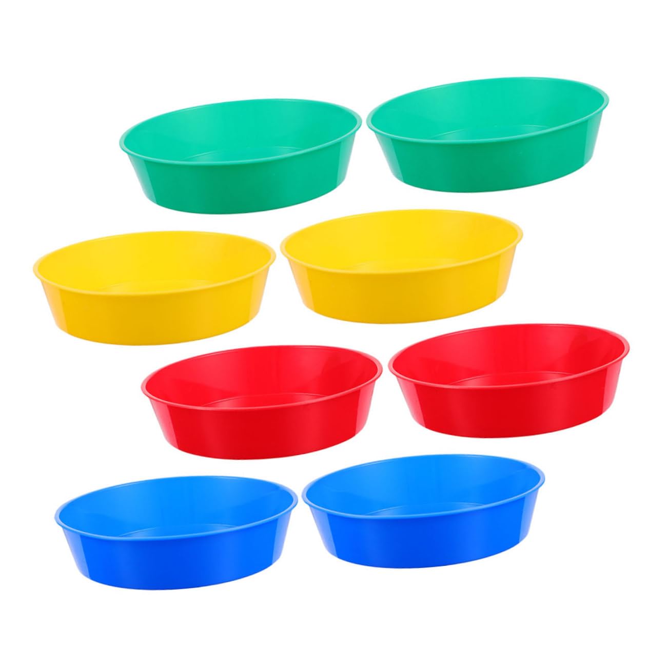 Gadpiparty 5 Sätze Seal Farbmischpalette Pigmentmischplatten Kunstmalerei-Palette Bausätze Farbmischer Für Künstler Lackieren Von Palettenschalen Plastik 8 Stück * 5